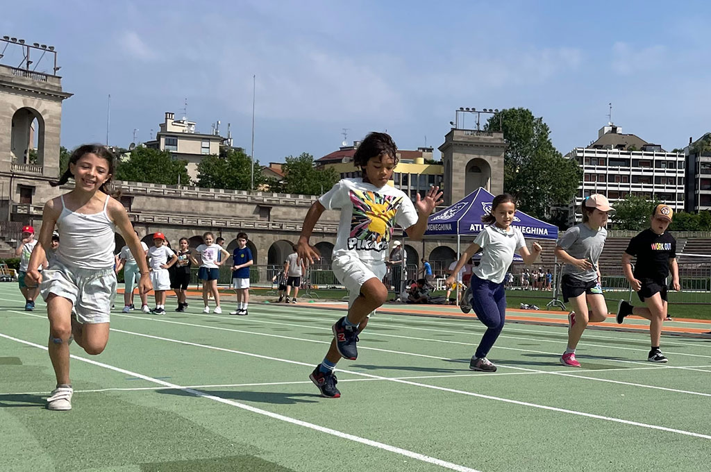 Sportfest der Grundschule in der Arena Civica